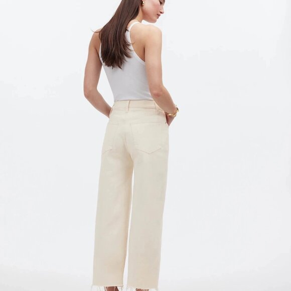 Madewell The Petite Perfect Vintage Wide-Leg Crop Jean in Vintage Canvas 26P - Picture 3 of 8